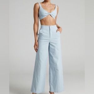 NWT KINGSTON TWIST FRONT TWILL TWO PIECE SET